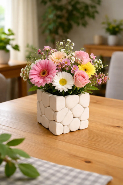 shop Dekoratif Taş Görünümlü Vazo