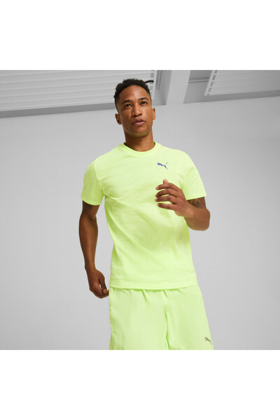 Puma Mens Graphic T-Shirt - Yellow