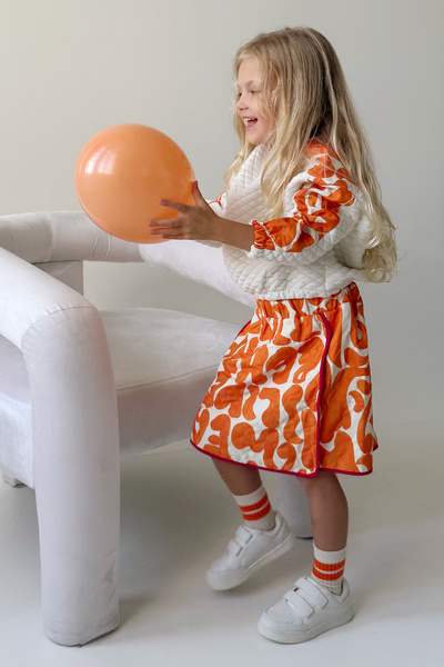 SheShe Quilted Skirt and Blazer Set