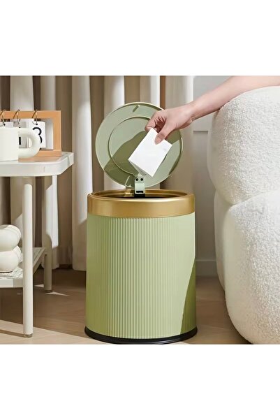 BLUE CORAL 13L Black Smart Trash Can Waterproof Automatic Sensor Garbage Can for Bathroom Kitchen To