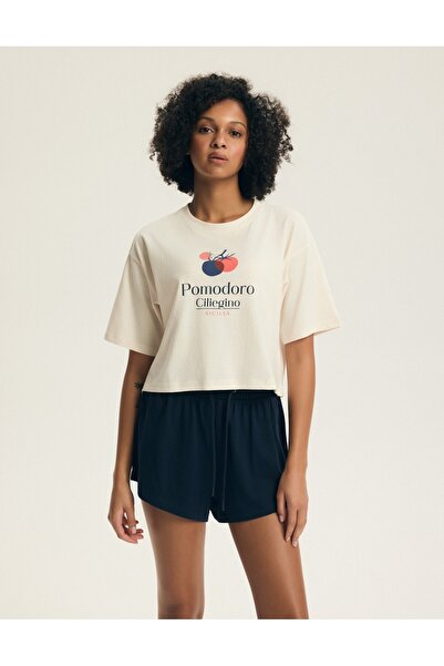 Henderson Women's Short Pajamas Set T-Shirt & Loose Shorts 100% Cotton Summer...