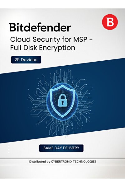 BITDEFENDER Cloud Security for MSP-Full Disk Encryption 25 Devices| Digital L...