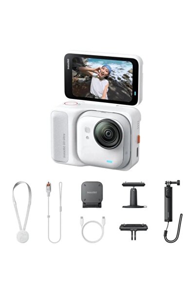 Insta360 مجموعة أدوات تصميم كاميرا Go Ultra Arctic White القابلة للتركيب