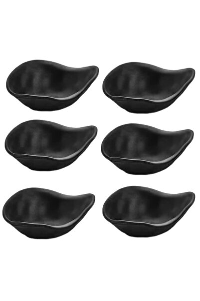 Raki Σετ 6 μπολ μελαμίνης ΜΑΥΡΑ 170 ml 15x13xΥ4,9 εκ.