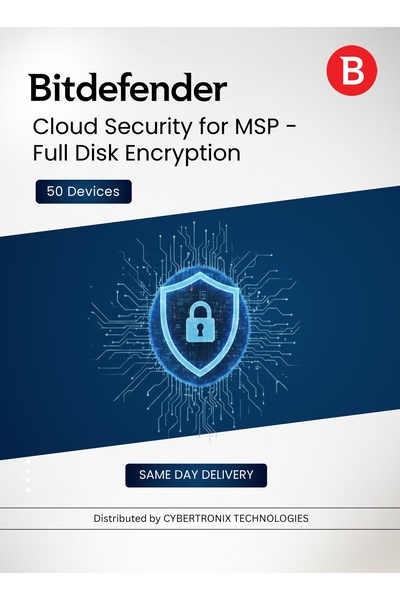 BITDEFENDER Cloud Security for MSP -Full Disk Encryption 50 Devices| Digital ...