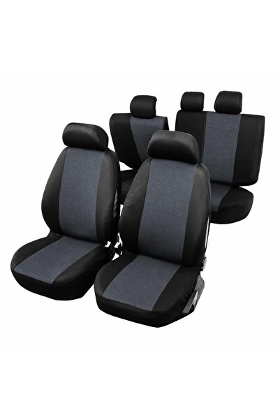 RO GROUP RoGroup Car Seat Covers with Zippers for Split Folding Bench, 9 Pieces