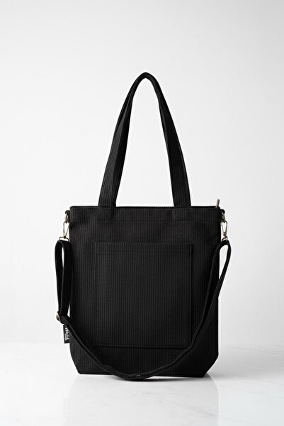 Bagg Volera Model Black Velvet Bag