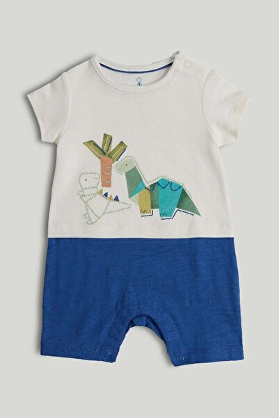 MOTHERCARE Dinosaur T-Shirt and Shorts Romper