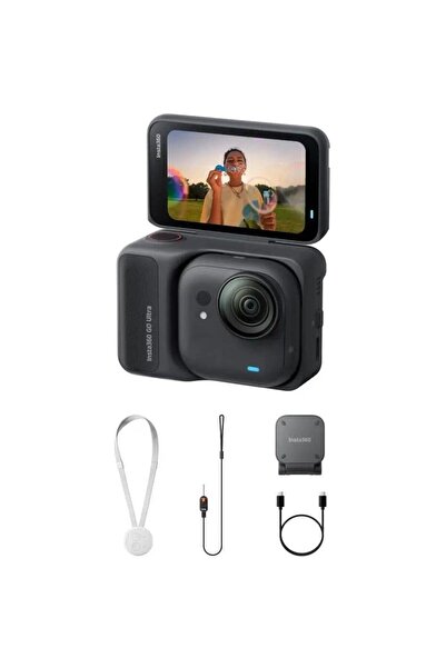Insta360 Go Ultra Midnight Black Mountable Camera Standard Bundle