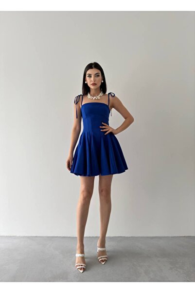 EtikaOnline Violet Kiloş Mini Elbise