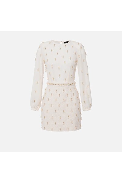 Elisabetta Franchi Mini dress with applications AB52637E2