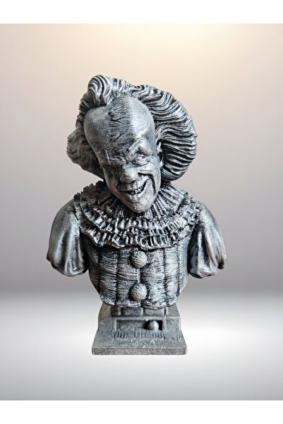 HobiHub Pennywise The Dancing Clown - It - Büst - Figür - 12 CM El Boyaması P...
