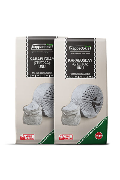 KAPPADOKİA Glütensiz Çiğ Karabuğday Greçka Unu 2 kg