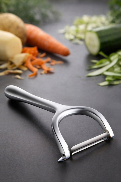 Prima Nova Stainless Steel Vertical Peeler - Metallic