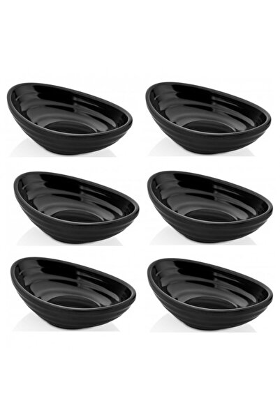 Raki Set 6 boluri Gondola ramekin neagra 6,3x10,5x3,3cm