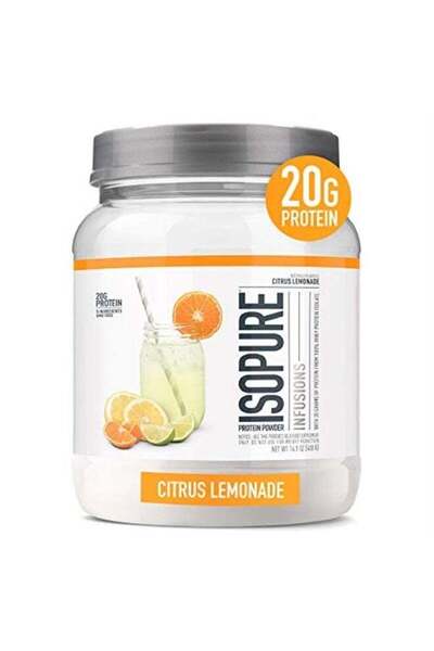 Isopure Protein Powder, Clear Whey Isolate Protein, Post Workout Recovery Dri...