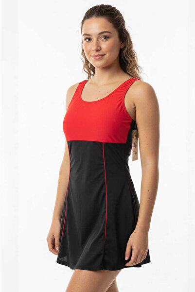 Swana Kadın Etekli Elbise Mayo Deniz Ve Havuza Uygun Hızlı Kuruma Özellikli-S...