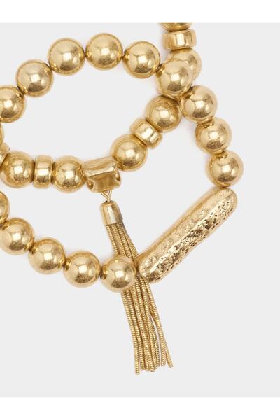 PARFOIS Metalik Boncuklu Bileklik Seti