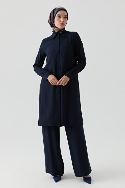 Tuğba Palazzo Pantolon - Lacivert