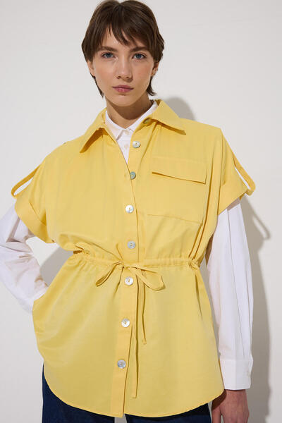 Touché Privé Shrinkled Poplin Bluz