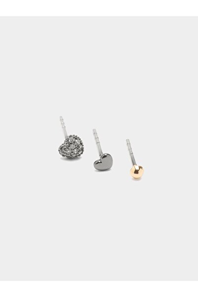 PARFOIS Zirkonya İki Renkli Küpe Seti