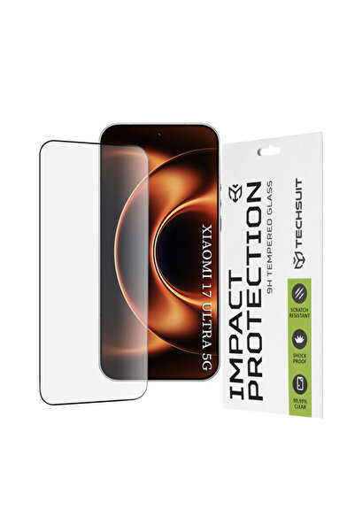 Techsuit Xiaomi 17 Ultra 111D, sticlă completă cu adeziv