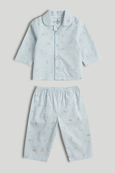 MOTHERCARE My First Blue Cotton Pyjamas