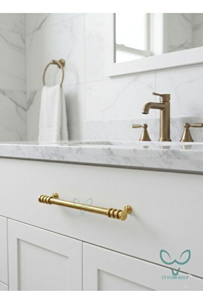 CEYLAN KULP Мона Голд Жълто 96 мм Дръжка за шкаф за мебели