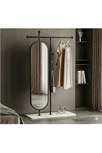 Generic Metal clothes rack with mirror