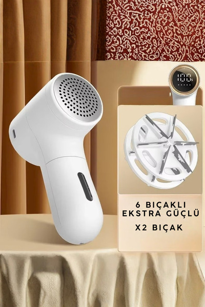 Spech Power Dijital Ekranlı Şarjlı Tüy Toplayıcı & Kumaş Tıraş Makinesi Yedek...