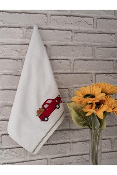 Baveno Cotton 40X70 cm Single Embroidered Gift Hand & Kitchen Towel