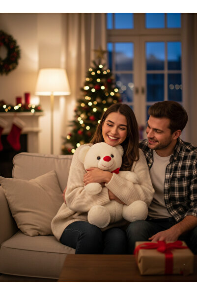 Velura 35cm Peluş Ayıcık Sevgiliye Hediye Uyku Arkadaşı