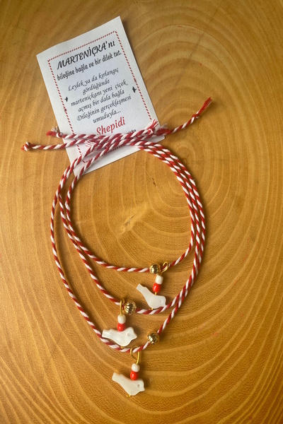 Shepidi 3-Piece White Bird Martenicca Lucky Bracelet