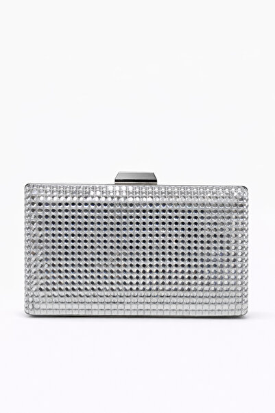 louisiana polo Women's Evening Dress Portfolio Bag Silver Y0632-19