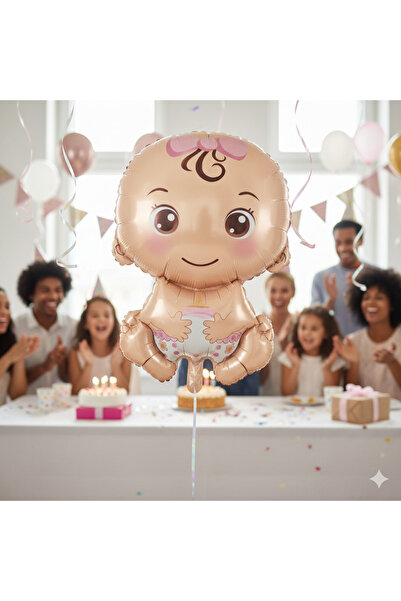 DODOMAR بالون من الفويل مقاس 74 × 48 سم للفتيات الصغيرات مقاس 22 بوصة - بالون...