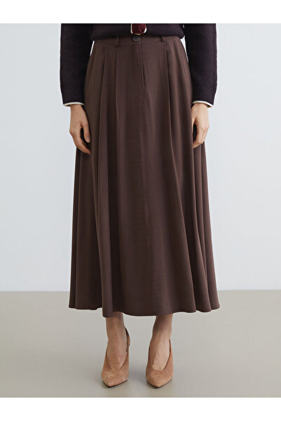 LC Waikiki Плисирана пола с висока талия