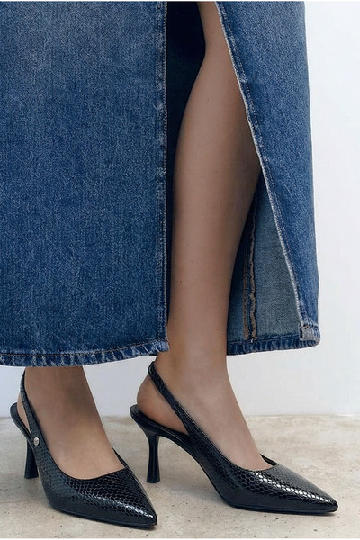 Gökhan Talay Vivienne Εύκαμπτη μαλακή αντιολισθητική σόλα (7 εκ.) Λουστρίνι μ...