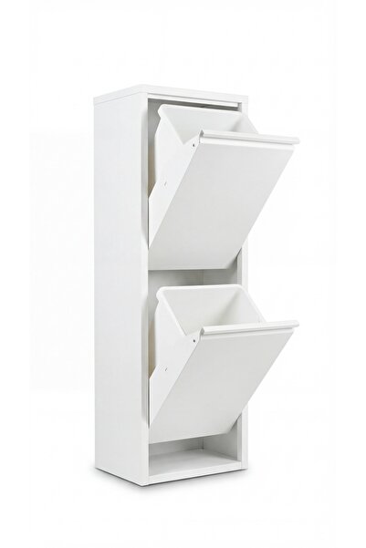 OVROL Çok Amaçlı Dolap Saklama Banyo Mutfak Oyuncak Dolabı Metal Dolap Beyaz