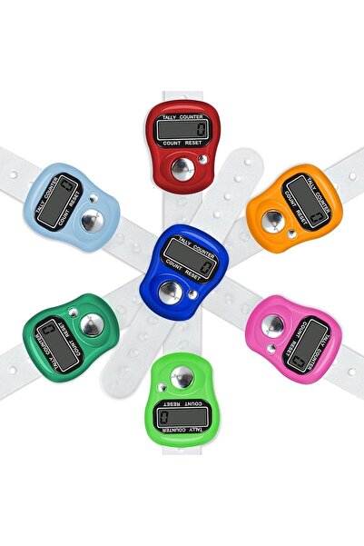 KİVREM 10 Pieces of Digital Zikirmatik Giving Rings Zikirmatik Countermatik