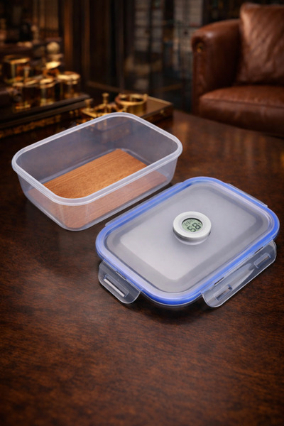 CigarFort Şeffaf Humidor Kutusu Akrilik 15 - 20 Puro