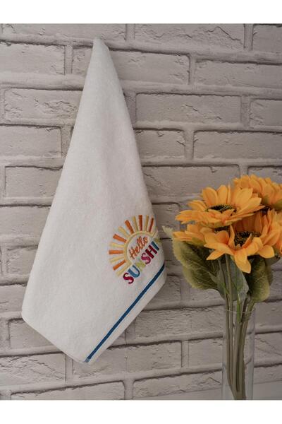 Baveno Cotton 40X70 cm Single Embroidered Gift Hand & Kitchen Towel