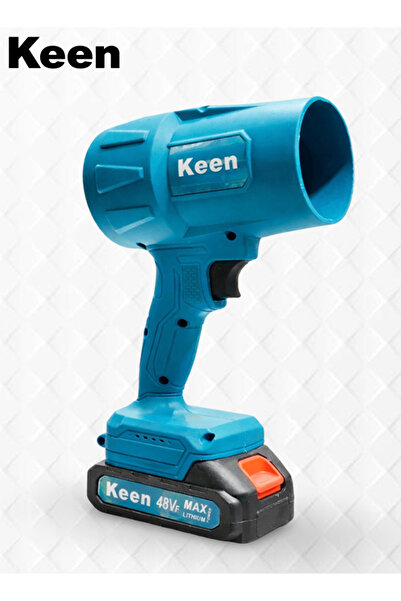 Keen Cordless Handheld Air Blower 48V Lithium Battery Powerful Wind Variable ...