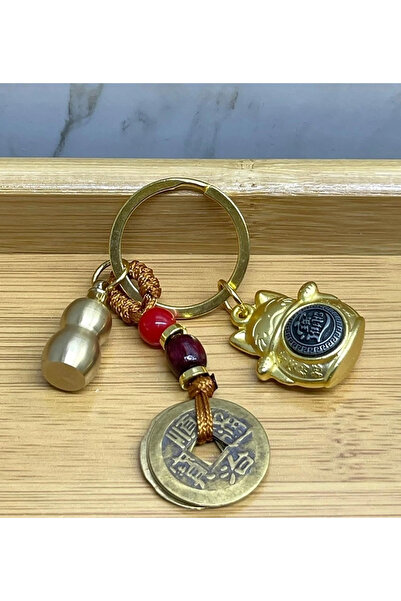 Kanonik Education Metal Luck and Prosperity Cat Keychain Alk4456