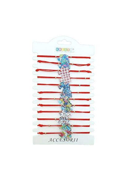 OEM Set de 12 brățări metalice cu elefant filigran multicolor - Krista®