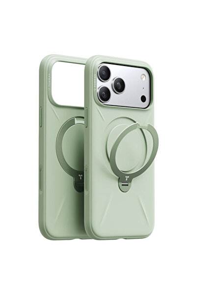 TORRAS Θήκη σιλικόνης QPRO Series για iPhone 17 Pro Max, πράσινη