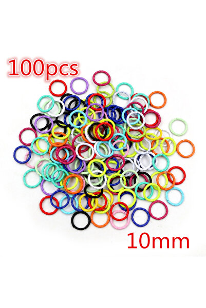 Choice AE4-39 100 قطعة حلقات وصل ملونة مختلطة من سبائك معدنية، مشبك لوبستر، ح...