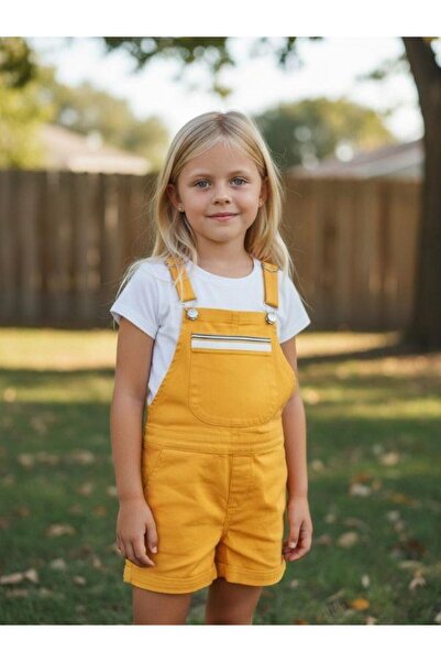 Zekids Set din două piese pentru fete: tricou crop și pantaloni scurți