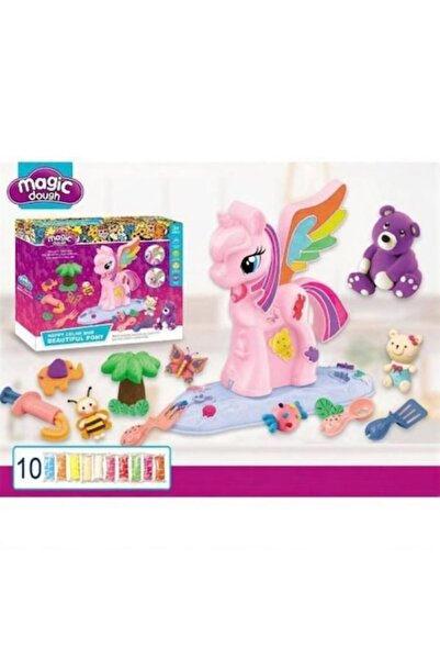 OEM Creative plasticine set with unicorn, 10 plasticine colors