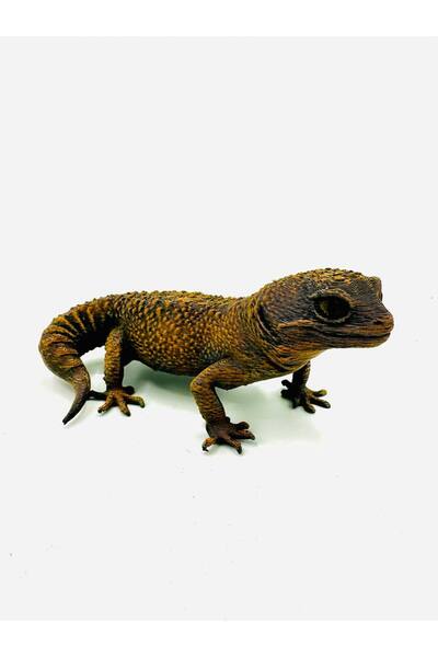 11x5 cm Sürüngen ve Kemirgenler İçin Teraryum Dekor Leopard Gecko figür %100 EL BOYAMASI