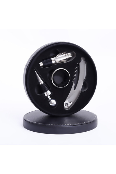 OEMN Gift Set with Corkscrews, All in One, Black